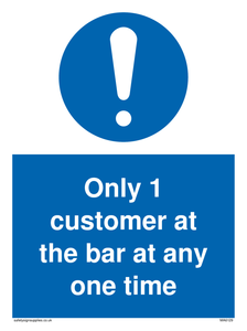 MA6129: Only 1 customer at the bar
