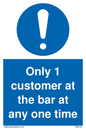 MA6129: Only 1 customer at the bar