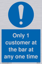 MA6129: Only 1 customer at the bar