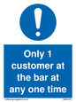 MA6129: Only 1 customer at the bar