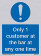 MA6129: Only 1 customer at the bar