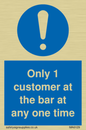 MA6129: Only 1 customer at the bar