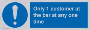 MA6129: Only 1 customer at the bar