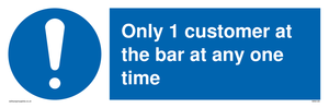 MA6129: Only 1 customer at the bar