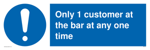 MA6129: Only 1 customer at the bar