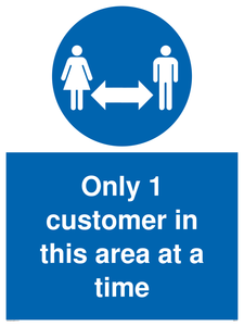 MA6131: Only 1 customer in this area at a time