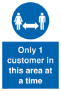 MA6131: Only 1 customer in this area at a time