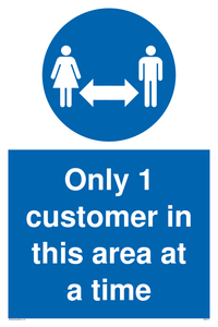 MA6131: Only 1 customer in this area at a time