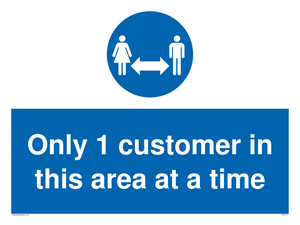 MA6131: Only 1 customer in this area at a time