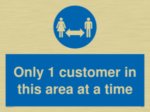 MA6131: Only 1 customer in this area at a time