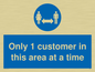 MA6131: Only 1 customer in this area at a time