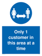 MA6131: Only 1 customer in this area at a time