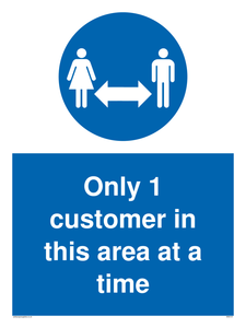 MA6131: Only 1 customer in this area at a time