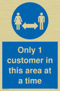 MA6131: Only 1 customer in this area at a time