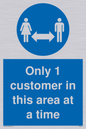 MA6131: Only 1 customer in this area at a time