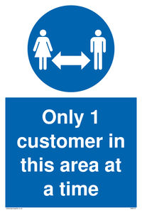 MA6131: Only 1 customer in this area at a time