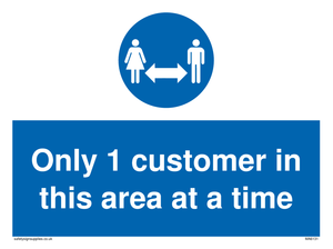 MA6131: Only 1 customer in this area at a time