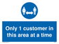 MA6131: Only 1 customer in this area at a time