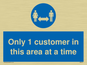 MA6131: Only 1 customer in this area at a time