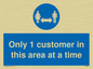 MA6131: Only 1 customer in this area at a time
