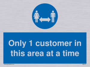 MA6131: Only 1 customer in this area at a time