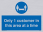 MA6131: Only 1 customer in this area at a time