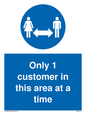 MA6131: Only 1 customer in this area at a time