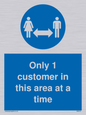 MA6131: Only 1 customer in this area at a time