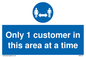 MA6131: Only 1 customer in this area at a time