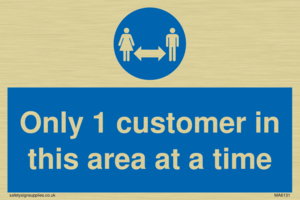 MA6131: Only 1 customer in this area at a time