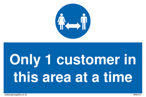 MA6131: Only 1 customer in this area at a time