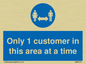 MA6131: Only 1 customer in this area at a time