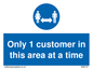 MA6131: Only 1 customer in this area at a time