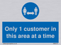MA6131: Only 1 customer in this area at a time