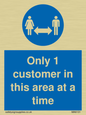 MA6131: Only 1 customer in this area at a time