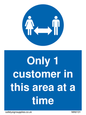 MA6131: Only 1 customer in this area at a time