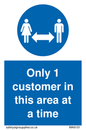 MA6131: Only 1 customer in this area at a time