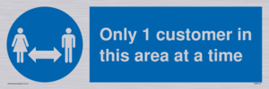 MA6131: Only 1 customer in this area at a time