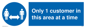 MA6131: Only 1 customer in this area at a time