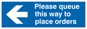 MA6135: Please queue this way to place orders