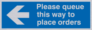MA6135: Please queue this way to place orders