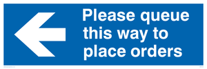 MA6135: Please queue this way to place orders