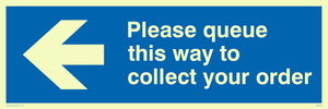 MA6136: Please queue this way to collect your order