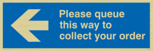 MA6136: Please queue this way to collect your order