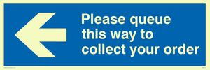 MA6136: Please queue this way to collect your order