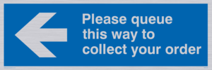 MA6136: Please queue this way to collect your order