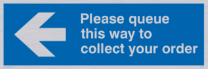MA6136: Please queue this way to collect your order