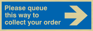MA6141: Please queue this way to collect your order