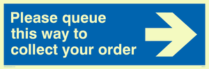 MA6141: Please queue this way to collect your order