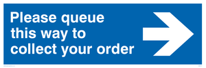 MA6141: Please queue this way to collect your order